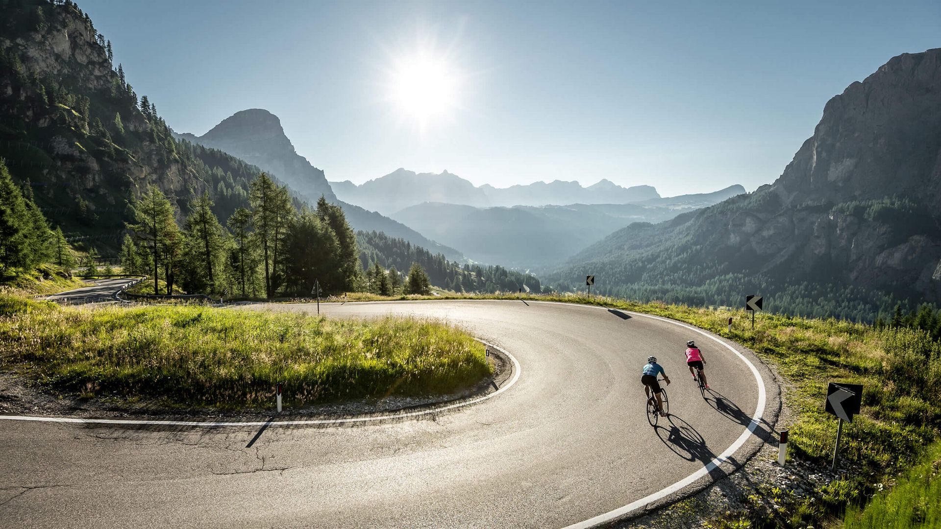 alta badia in bicicletta